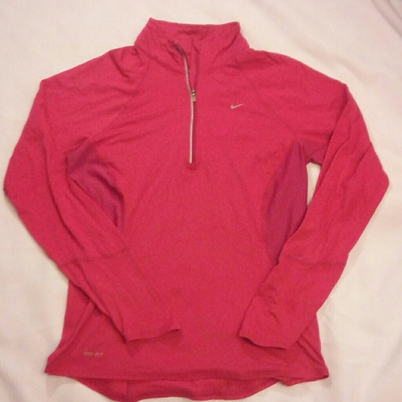 Nike Tops - Like new - pink Nike running sweater size medium